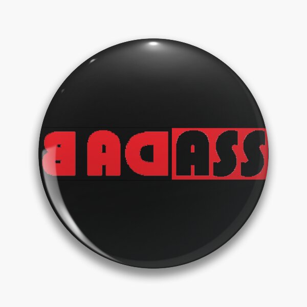 Item preview, BADASS Transparent designed and sold by PickYerSticker.