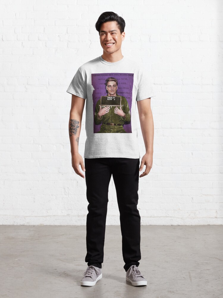 Einberufungs-Fahndungsfoto der Armee Elvis des Königs Classic T-Shirt