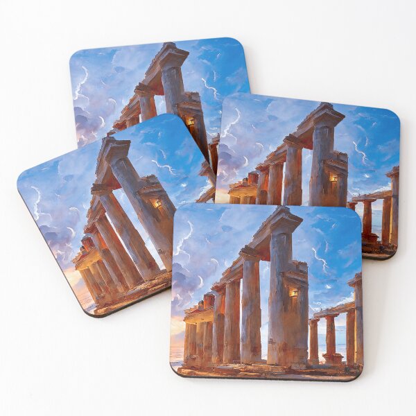Item preview, The Temple of Poseidon designed and sold by AM FineArtPrints.