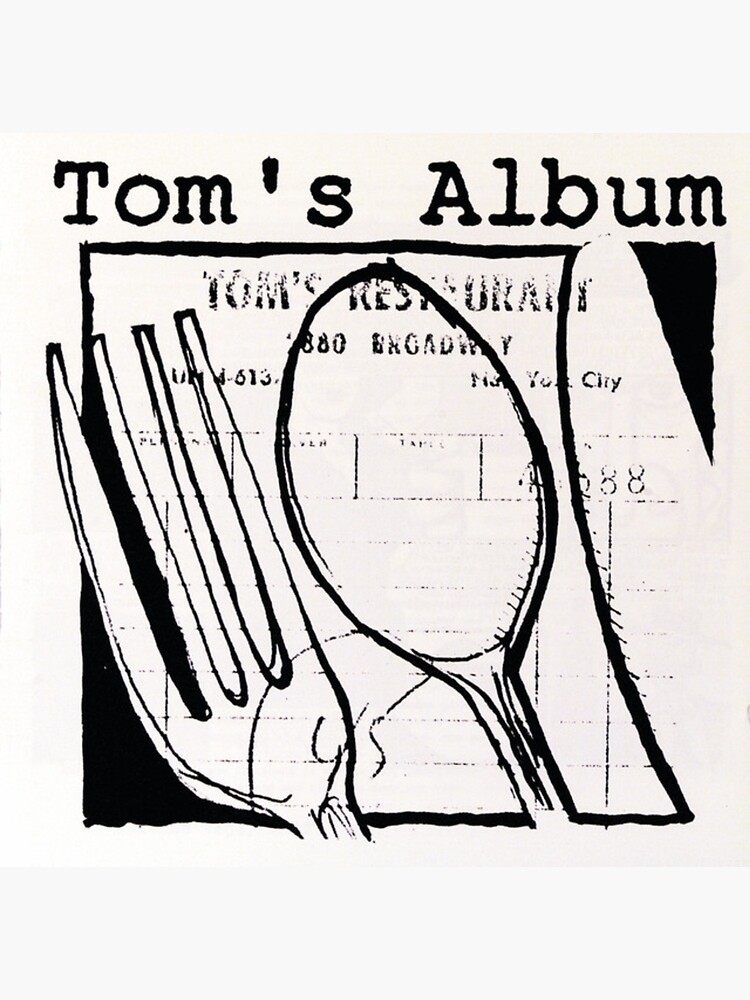 "TOM'S DINER" Sticker by ShaynaKlocko Redbubble