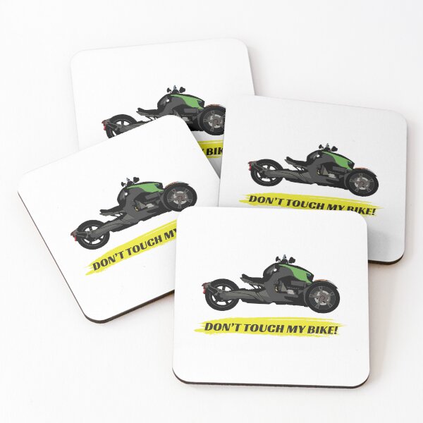 Item preview, Can-Am Ryker green "Don't touch my bike" designed and sold by WiredDesigns.
