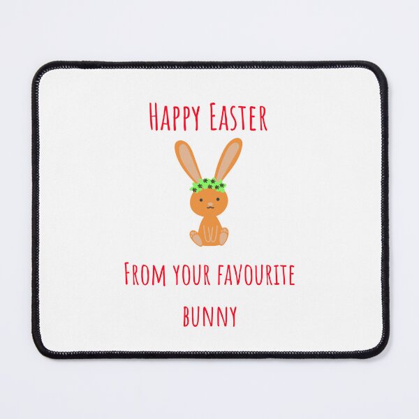 Item preview, Cute Happy Easter card for friends and family designed and sold by TextToTee.