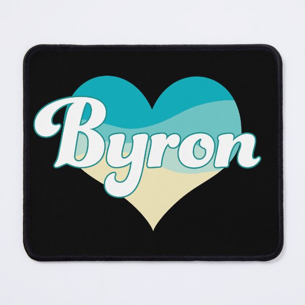 Item preview, Love Byron - Byron Bay, Australia - Ocean Aqua Heart Byron designed and sold by Jazznote.