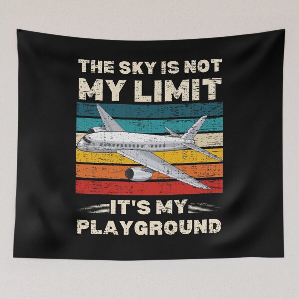Item preview, Funny Pilot Art For Men Women Airplane Pilot Aviation designed and sold by retrodesigner14.