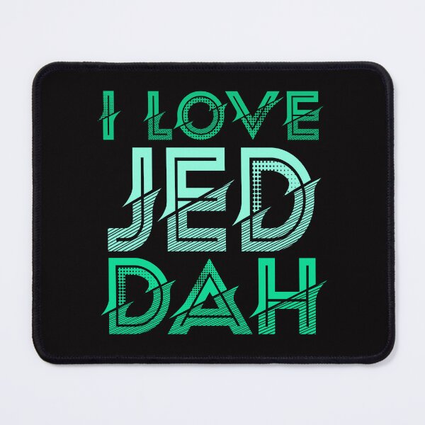 Item preview, I Love Jeddah Text Design designed and sold by Raju-Creative.
