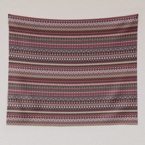 Item preview, Vintage tribal aztec pattern designed and sold by Somberlain.