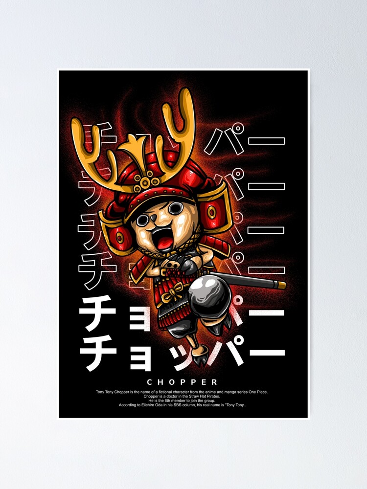 One Piece Chopper Monster Frankenstein Poster by TonySartist