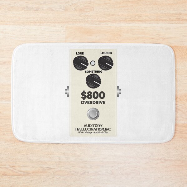 Item preview, Funny Guitar T-shirt and sticker - Auditory Hallucination Expensive Overdrive Effect Pedal designed and sold by tuapekkong2001.
