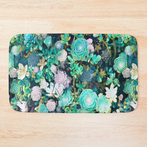 Item preview,  Dreamy Blue and Blush Succulents designed and sold by nimreninmu.