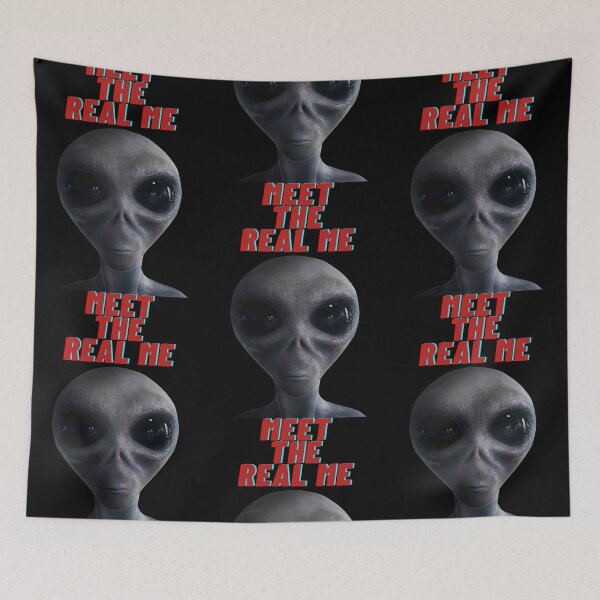 Item preview, Meet the Real Me, Alien, Humor  designed and sold by SusanLittl2165.