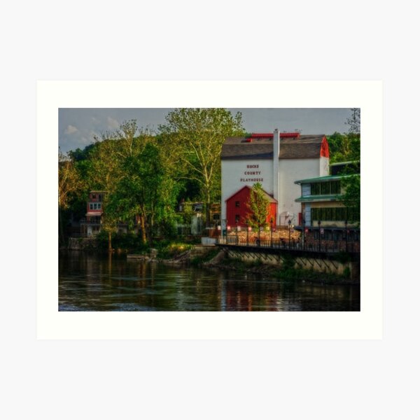 Bucks County Playhouse Art Print