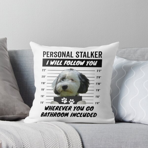 Item preview, Personal Stalker Dog – Sheepadoodle designed and sold by More Cute Dogs.