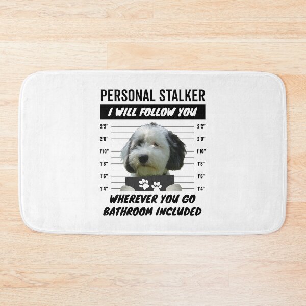 Item preview, Personal Stalker Dog – Sheepadoodle designed and sold by More Cute Dogs.