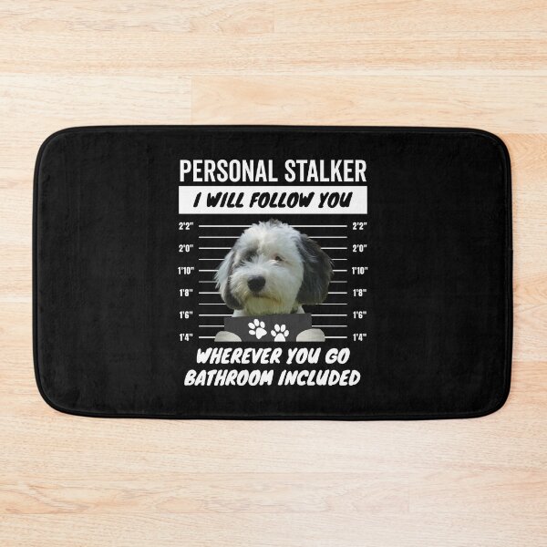 Item preview, Personal Stalker Dog – Sheepadoodle designed and sold by More Cute Dogs.