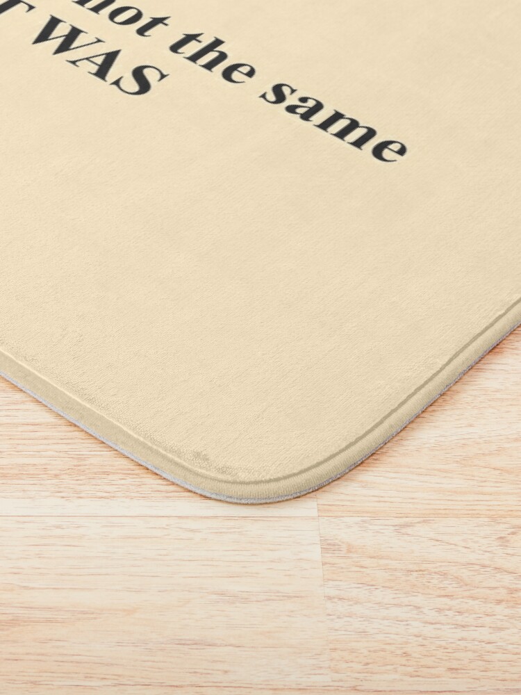 Disover as it was lyric | Bath Mat