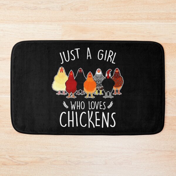 Item preview, Just A Girl Who Loves Chickens Funny Women Chicken Lover designed and sold by davetmccall.