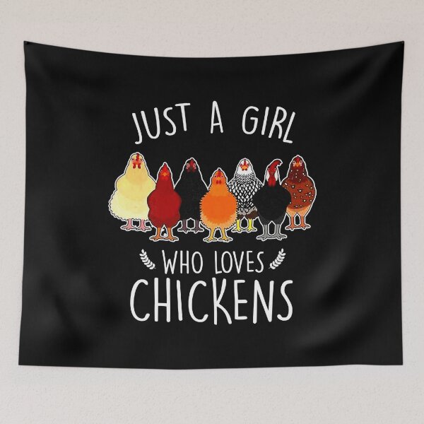 Item preview, Just A Girl Who Loves Chickens Funny Women Chicken Lover designed and sold by davetmccall.