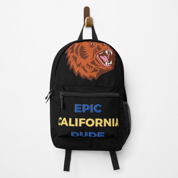 Item preview, Epic California Dude - blue yellow gold state bear designed and sold by Lu & Partners.