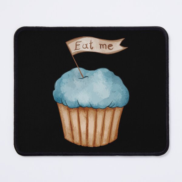 Item preview, Eat Me Alice in Wonderland Cupcake Funny Innuendo designed and sold by GrynszpanDezign.