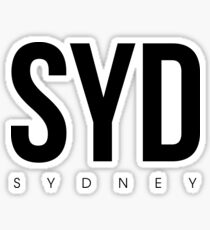 SYD - Sydney Airport Code Sticker