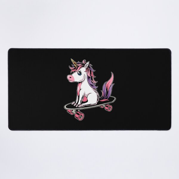 Item preview, Skateboarder Unicorn Girl Woman Cute Skater Skate designed and sold by BrendaAbbo4819.