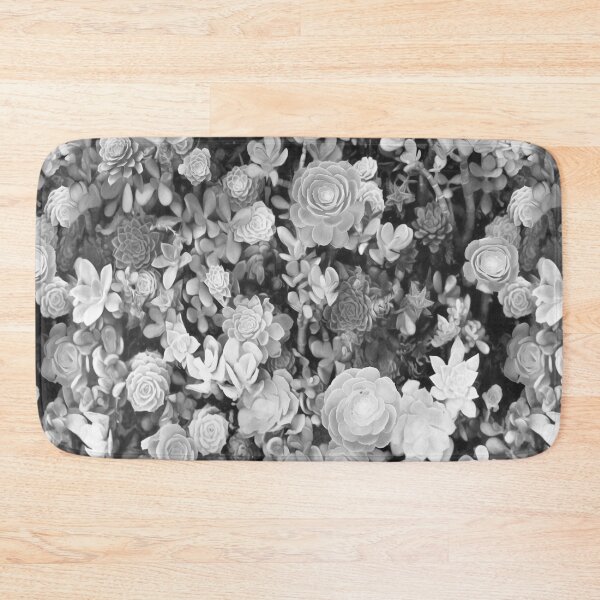 Item preview, Black and White Succulents Repeating Pattern designed and sold by nimreninmu.