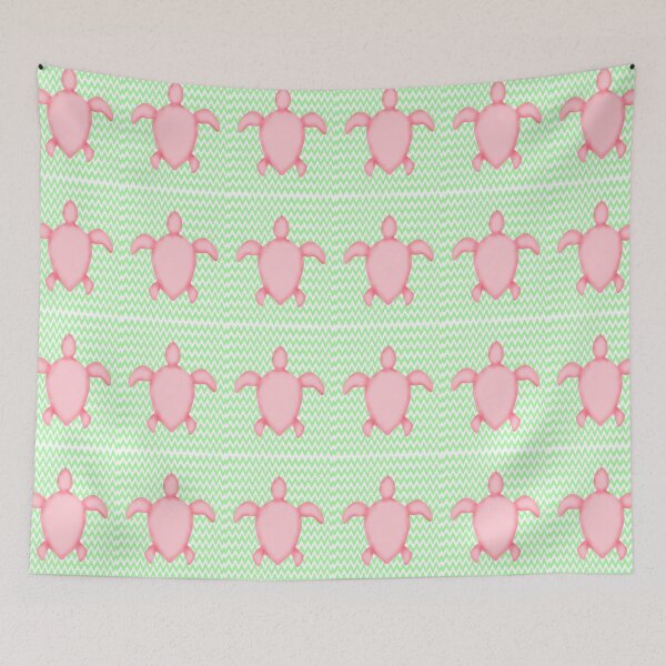 Item preview, Sea Turtle Beach Pink Green designed and sold by BeachBumFamily.