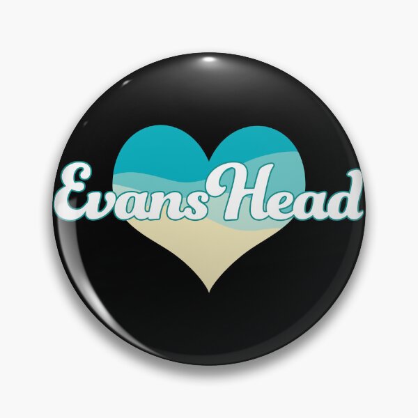 Item preview, Love Evans Head - Australia - Ocean Heart Evans Head, near Byron Bay designed and sold by Jazznote.