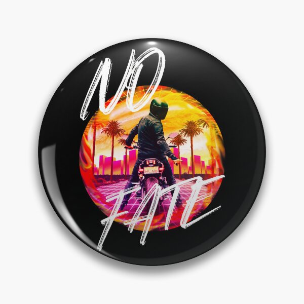 Item preview, No Fate Cool Motorcyclist Graphic designed and sold by GO SHIRT-TEE.