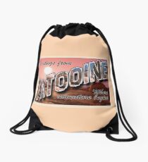 Tatooine Postcard Drawstring Bag