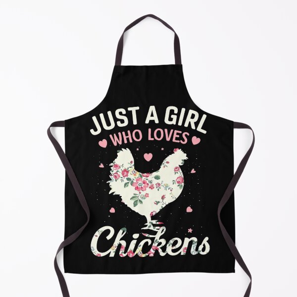 Item preview, Just A Girl Who Loves Chickens Floral Farmer Girl Gifts designed and sold by davetmccall.