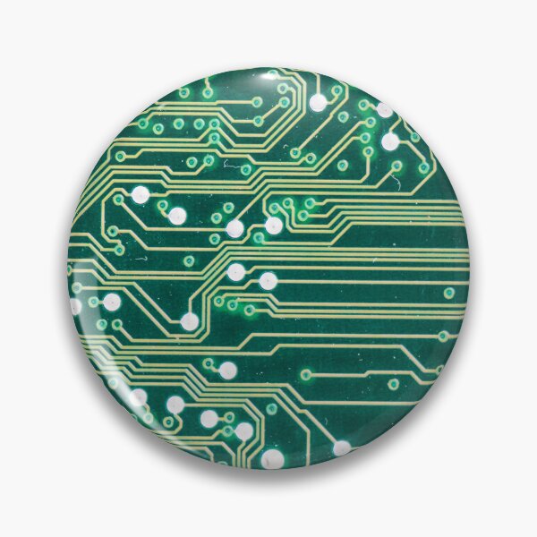 Item preview, Green motherboard, lines and circles  designed and sold by Taidundua.