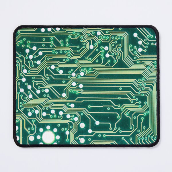Item preview, Green motherboard, lines and circles  designed and sold by Taidundua.