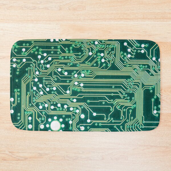 Item preview, Green motherboard, lines and circles  designed and sold by Taidundua.