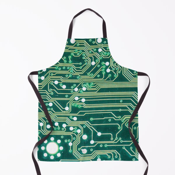 Item preview, Green motherboard, lines and circles  designed and sold by Taidundua.