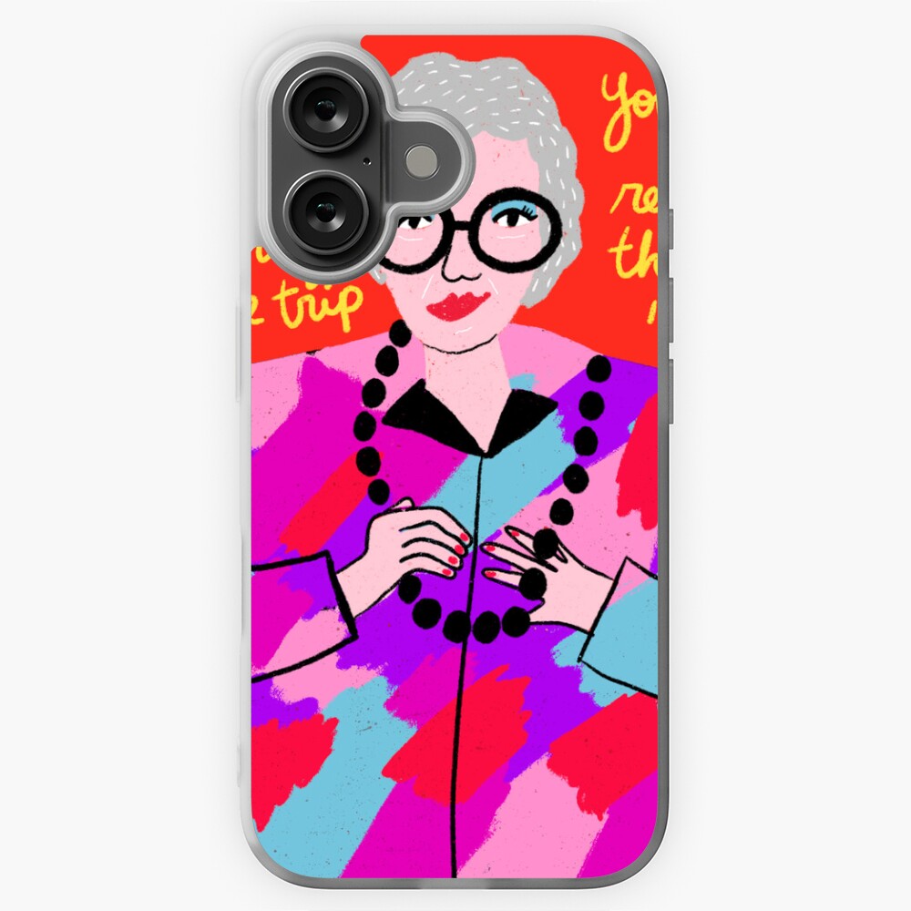 Vista previa del artículo con la obra «Funda blanda para iPhone», diseñado y vendido por pleaseenjoythis.
