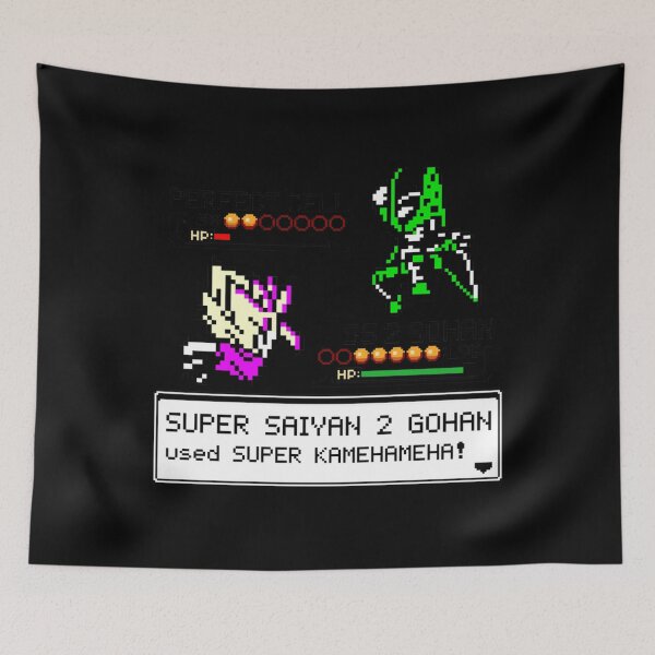 Item preview, Dragon Ball Super Saiyan Warrior Son Gohan Kamehameha Destroy Perfect Cell Retro Game Classic . designed and sold by hamzaoxpolit.