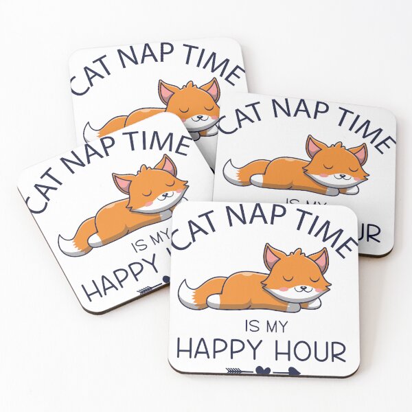 Item preview, Cat Nap Time Is My Happy Hour designed and sold by beefrancky.