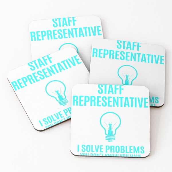 Item preview, Staff Representative - I Solve Problems Job Gift designed and sold by melissaval2.