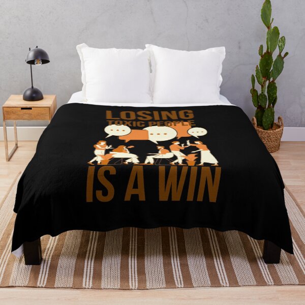 Item preview, Losing Toxic People Is A Win designed and sold by designerpriti.