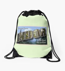 Endor Postcard Drawstring Bag