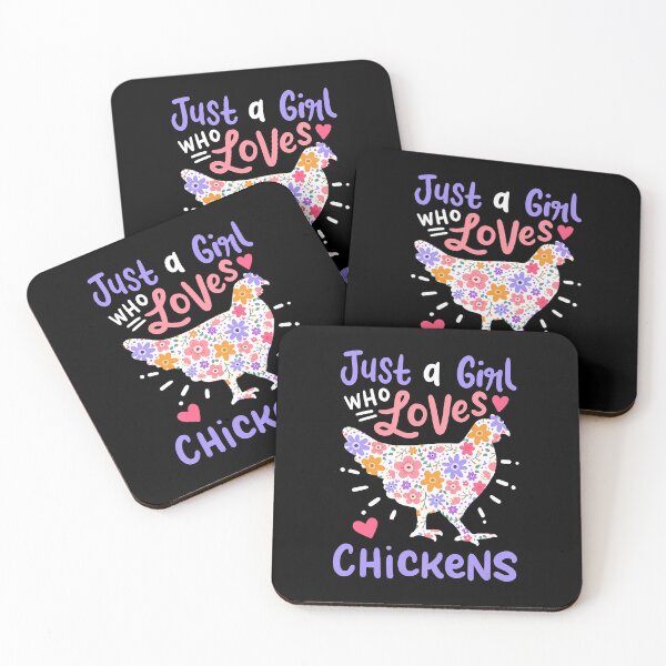 Item preview, Just A Girl Who Loves Chickens Funny Chicken Hen Love Cute designed and sold by davetmccall.
