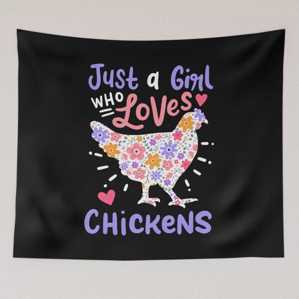 Item preview, Just A Girl Who Loves Chickens Funny Chicken Hen Love Cute designed and sold by davetmccall.