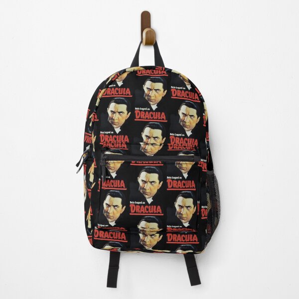 Universal Monsters Medium Size 2024 Back Pack with Red Glitter soft Vinyl/Fabric