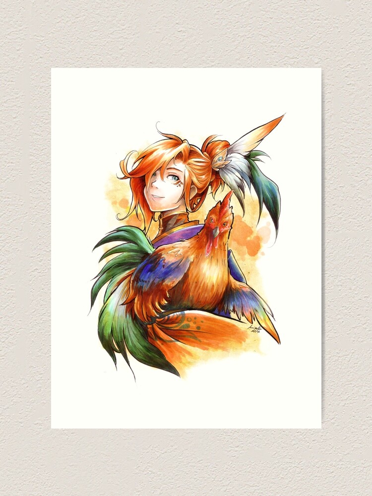 Alternate view of Year of the Rooster Art Print
