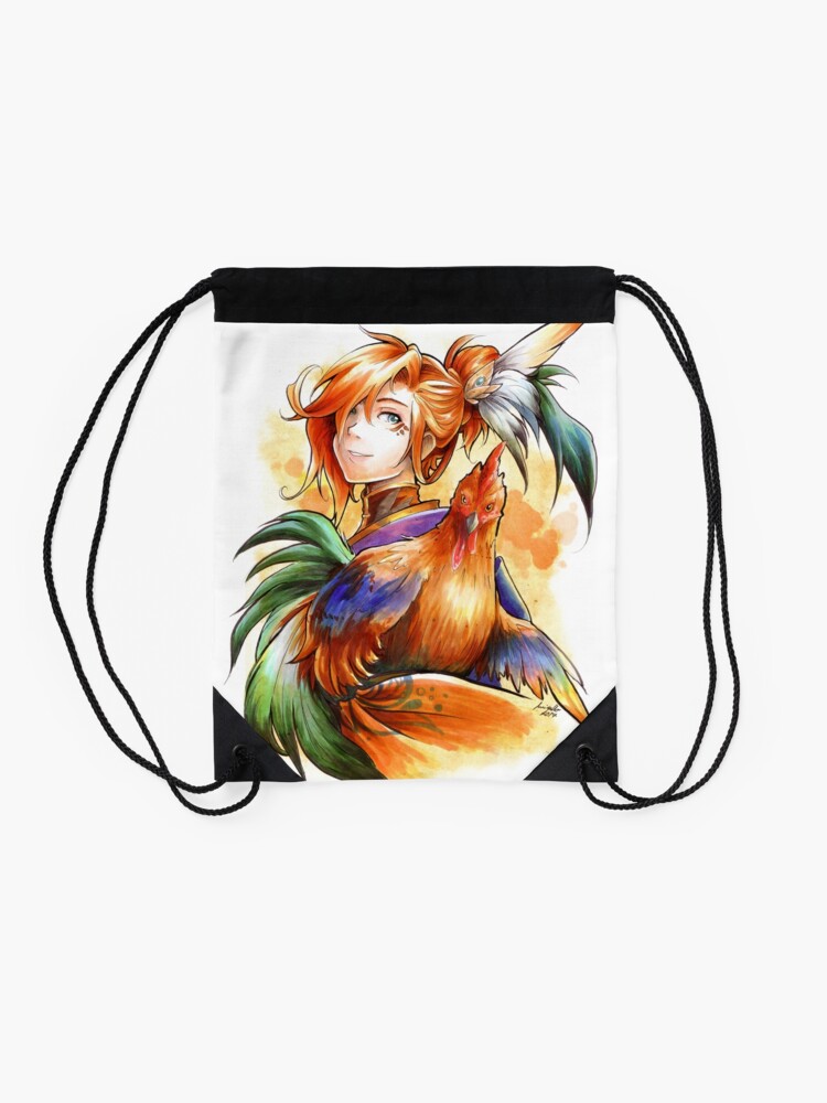 Alternate view of Year of the Rooster Drawstring Bag