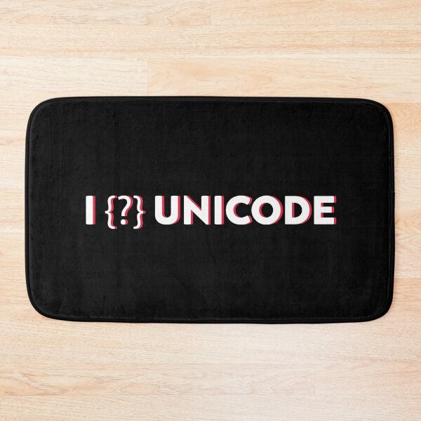 Item preview, I {?} UNICODE - ? Love Question Mark Missing Developer : Funny Gift Idea designed and sold by AuthenticKick.