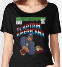 CAPTAIN AMERICANA Women's Relaxed Fit T-Shirt