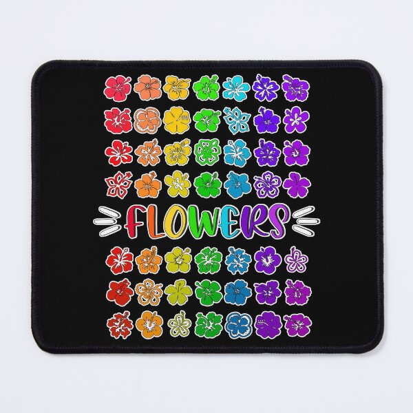 Item preview, Flowers rainbow flowers to color your life, peace and love designed and sold by made4K.