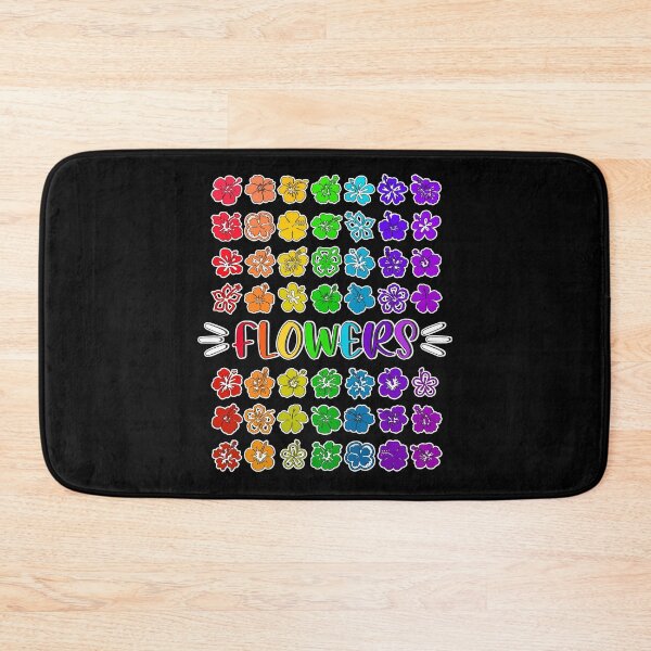 Item preview, Flowers rainbow flowers to color your life, peace and love designed and sold by made4K.